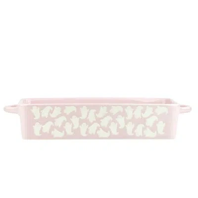 Ten Strawberry Street 10 Strawberry Street Flying Ghost Bakeware, Rectangle, Pink