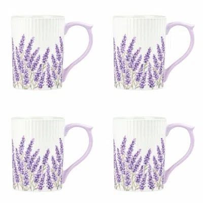 Ten Strawberry Street 10 Strawberry Street Lylah Mug, Lavender Heaven In Purple