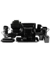 Ten Strawberry Street Nova Square 40pc Dinnerware Set In Black