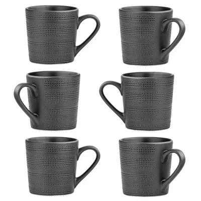 Ten Strawberry Street 10 Strawberry Street Onyx Shadow Mug, In Black