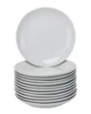 Ten Strawberry Street Set Of 12 Coupe Plates