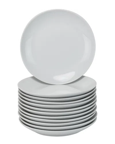 Ten Strawberry Street Set Of 12 Coupe Plates