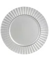 Ten Strawberry Street Set Of 12 Matte Sunburst Lacquer Chargers In Silver