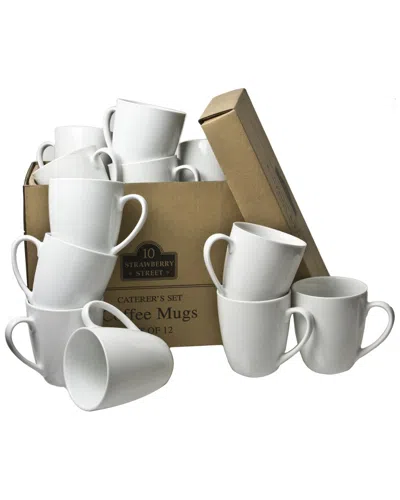 Ten Strawberry Street Set Of 12 Mugs In Multicolor