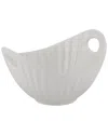 Ten Strawberry Street Set Of 4 Whittier Boat Bowls With Line Texture In White