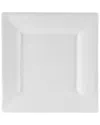 Ten Strawberry Street Set Of 4 Whittier Square Charger Plates In White