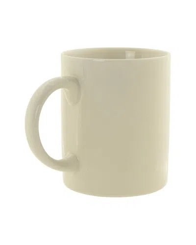 Ten Strawberry Street Set Of 6 Royal 8oz C-handle Mugs In White