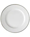 Ten Strawberry Street 10 Strawberry Street Set Of 6 Silver Line Bread & Butter Plates