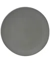 Ten Strawberry Street 10 Strawberry Street Set Of 6 Wave Matte Grey Bread & Butter Plates