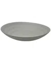 Ten Strawberry Street Set Of Six 9.75in Ripple Grey Pasta Plates