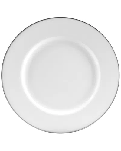 Ten Strawberry Street Set Of Six Silver Line Luncheon Plates