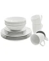 Ten Strawberry Street Simply White 16pc Dinnerware Set