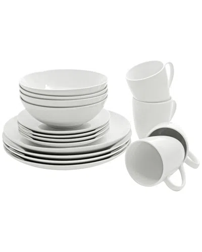 TEN STRAWBERRY STREET 10 STRAWBERRY STREET SIMPLY WHITE 16PC DINNERWARE SET