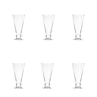 Ten Strawberry Street 10 Strawberry Street Vicenza Sundae Dish, Set Of 6 In Clear