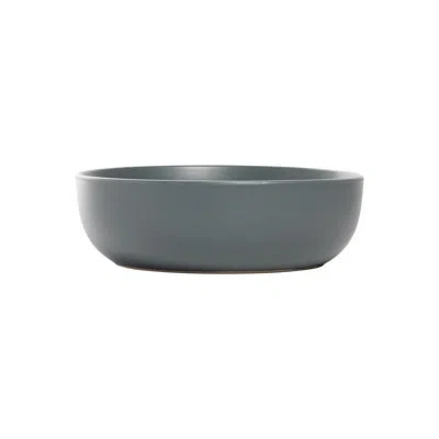 Ten Strawberry Street 10 Strawberry Street Wazee Matte Coupe Dinnerware, Dinner Bowl In Gray