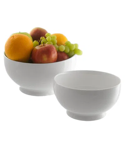 Ten Strawberry Street Whittier Set Of 2 Bowls In Beige