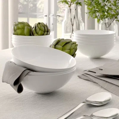 Ten Strawberry Street 26 Oz. Coupe Catering Cereal Bowl In Grayish White