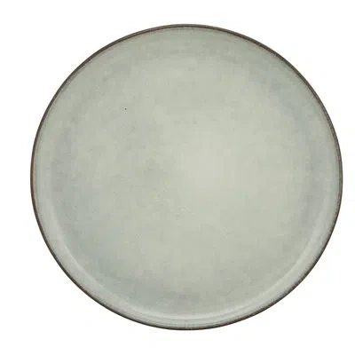 Ten Strawberry Street Firenza Coupe 8" Appetizer Plate In Slate Blue