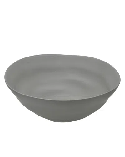 Ten Strawberry Street Ripple 10.75in Serving Bowl In Gray