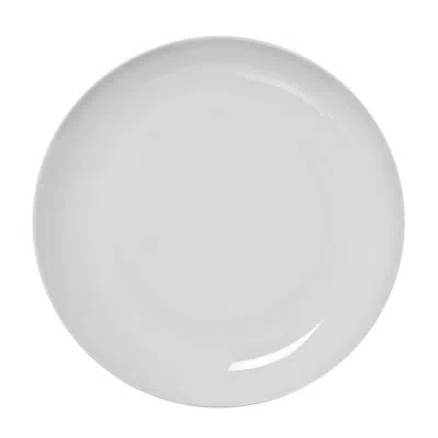 Ten Strawberry Street Royal Coupe Oversized 11" Dinner Plate In Grayish-white