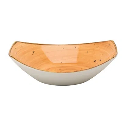 Ten Strawberry Street Santa Fe Maize 20 Fl Oz. Serving Bowl In Orange