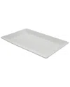 TEN STRAWBERRY STREET TEN STRAWBERRY STREET SET OF TWO 11IN WHITTIER ELITE RECTANGLE PLATTERS