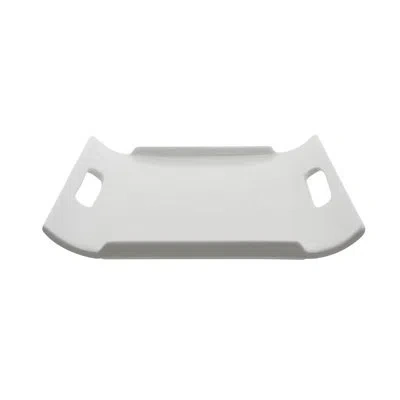Ten Strawberry Street Whittier 10" Rectangular Handle Platter In White