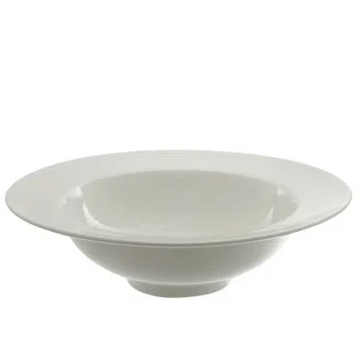 Ten Strawberry Street Whittier 16" Rim Soup Bowl In White