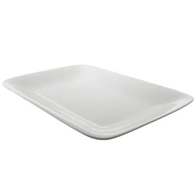 Ten Strawberry Street Whittier Platter In White