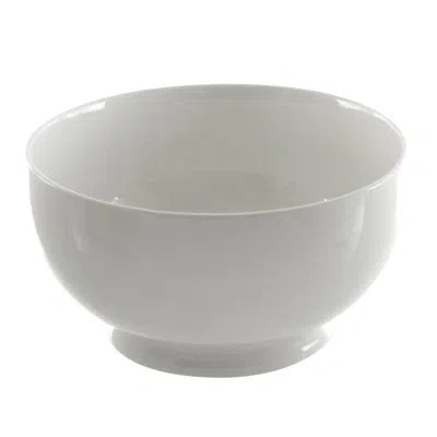 Ten Strawberry Street Whittier Round Footed Serving Bowl In White