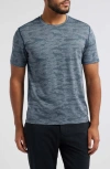 Ten Thousand Camouflage Knit Performance T-shirt In Navy