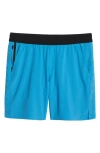 Ten Thousand Interval Lined Training Shorts In Kona Blue