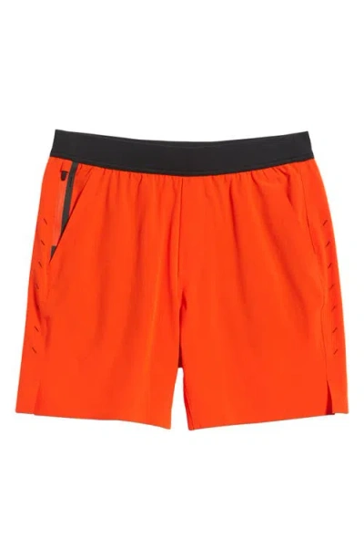 Ten Thousand Interval Lined Training Shorts In Ember