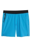Ten Thousand Interval Lined Training Shorts In Kona Blue