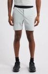 Ten Thousand Interval Lined Training Shorts In Light Grey
