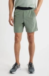 Ten Thousand Interval Unlined 7-inch Training Shorts In Green