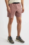 Ten Thousand Interval Unlined 7-inch Training Shorts In Brown