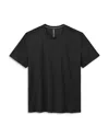 Ten Thousand Lightweight Textured Tee In Black