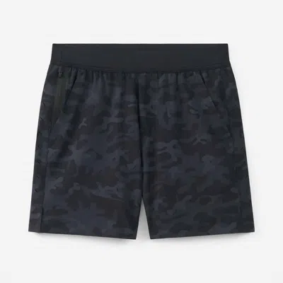 Ten Thousand Men's 5" Interval Short In Black Camo In Blue