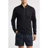 Ten Thousand Over Zip Quarter Zip In Black