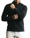 Ten Thousand Overzip Mock Neck Sweatshirt In Black
