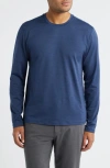 Ten Thousand Session Long Sleeve Performance T-shirt In Blue