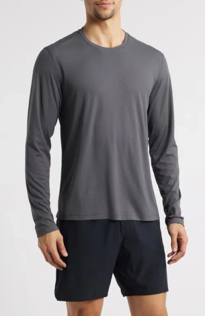 Ten Thousand Session Long Sleeve Performance T-shirt In Iron