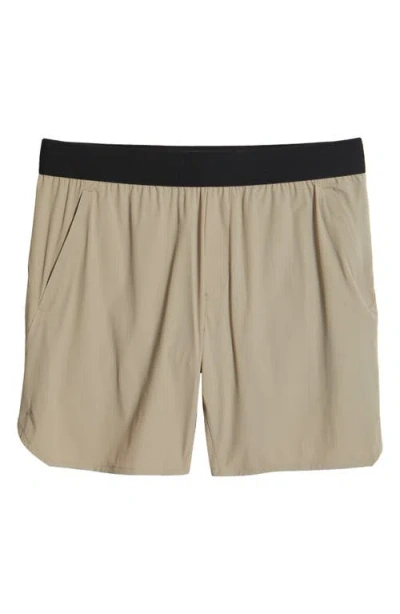 Ten Thousand Tactical Lined Training Shorts In Dune