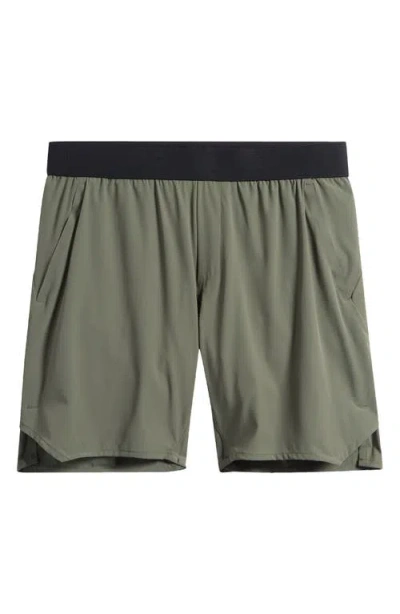 Ten Thousand Tactical Lined 7-inch Training Shorts In Green