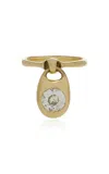 Ten Thousand Things 18k Yellow Gold Diamond Locket Ring