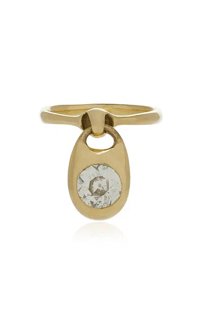 Ten Thousand Things 18k Yellow Gold Diamond Locket Ring In Gold