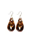 Ten Thousand Things 18k Yellow Gold Peacock Citrine Earrings In Brown