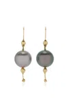 Ten Thousand Things 18k Yellow Gold Tahitian Charm Earring