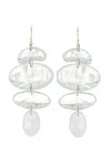 Ten Thousand Things 18kt Yellow Gold Totem Moonstone Earrings In Gold